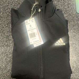 Brand new with tags Womens woven Adidas jacket Size S Black